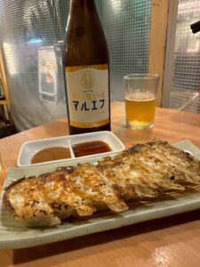餃子とビール