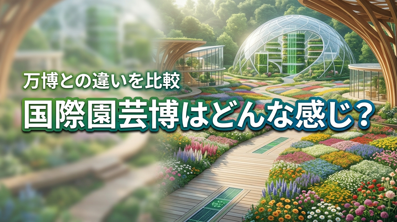 2027年国際園芸博覧会はどんな感じ？横浜の花博と万博の違いを2026年版で予習