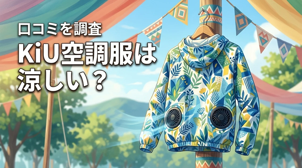 KiUの空調服は本当におしゃれで涼しい？気になる口コミと評判を調査