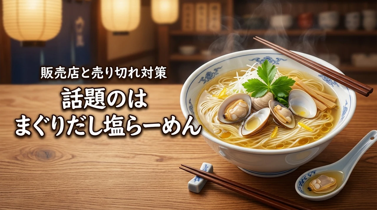 テレビで話題のはまぐりだし塩らーめんはどこで売ってる？売り切れ時の対策も紹介